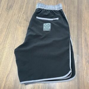 Dixxon Shorts Mens M Black Boardshorts Surf Swim Trunks Outdoors Stretch Adult